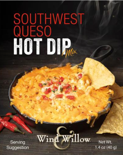New Wind & Willow Southwest Queso Hot Dip Mix