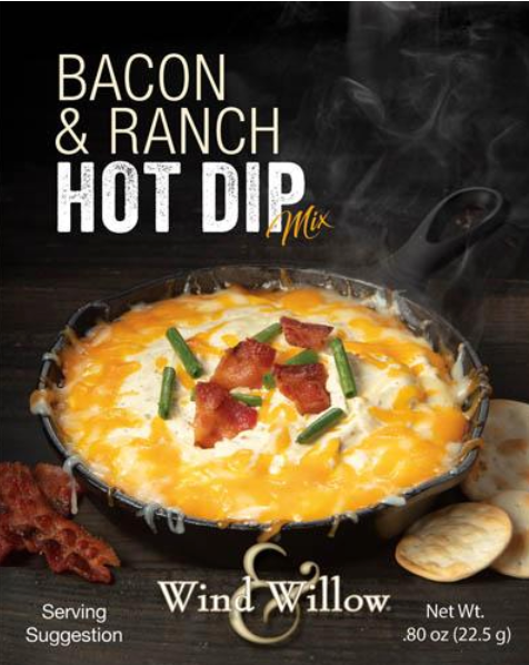 New Wind & Willow Bacon & Ranch Hot Dip Mix