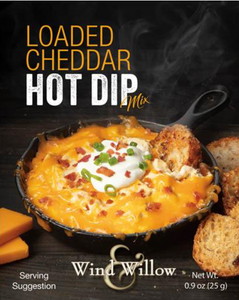 New Wind & Willow Loaded Cheddar Hot Dip Mix