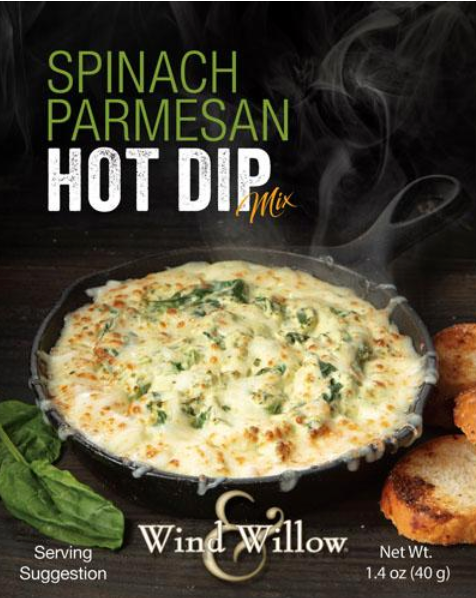 New Wind & Willow Spinach & Parmesan Hot Dip Mix