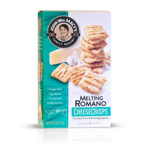 John Wm Macy’s Melting Romano Cheese Crisp