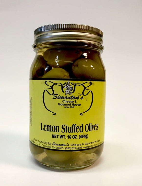 Simonton’s Lemon Stuffed Olives