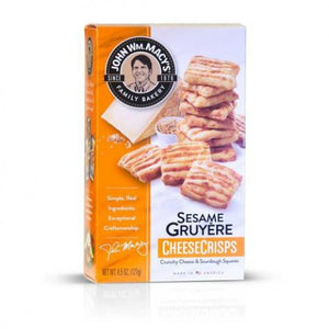 John Wm Macy’s Sesame Gruyere Cheese Crisp