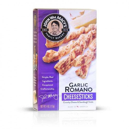 John Wm Macy’s Garlic Romano Cheese Sticks
