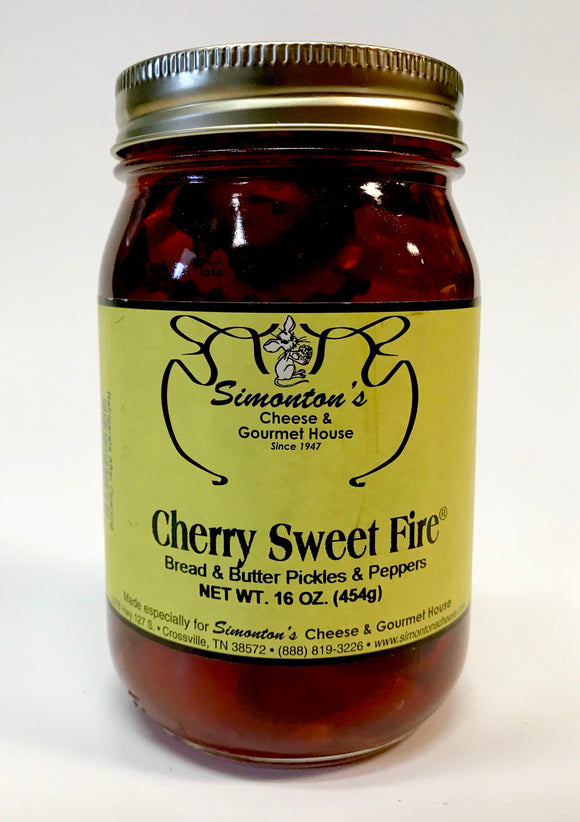 Simonton’s Cherry Sweet Fire Pickles